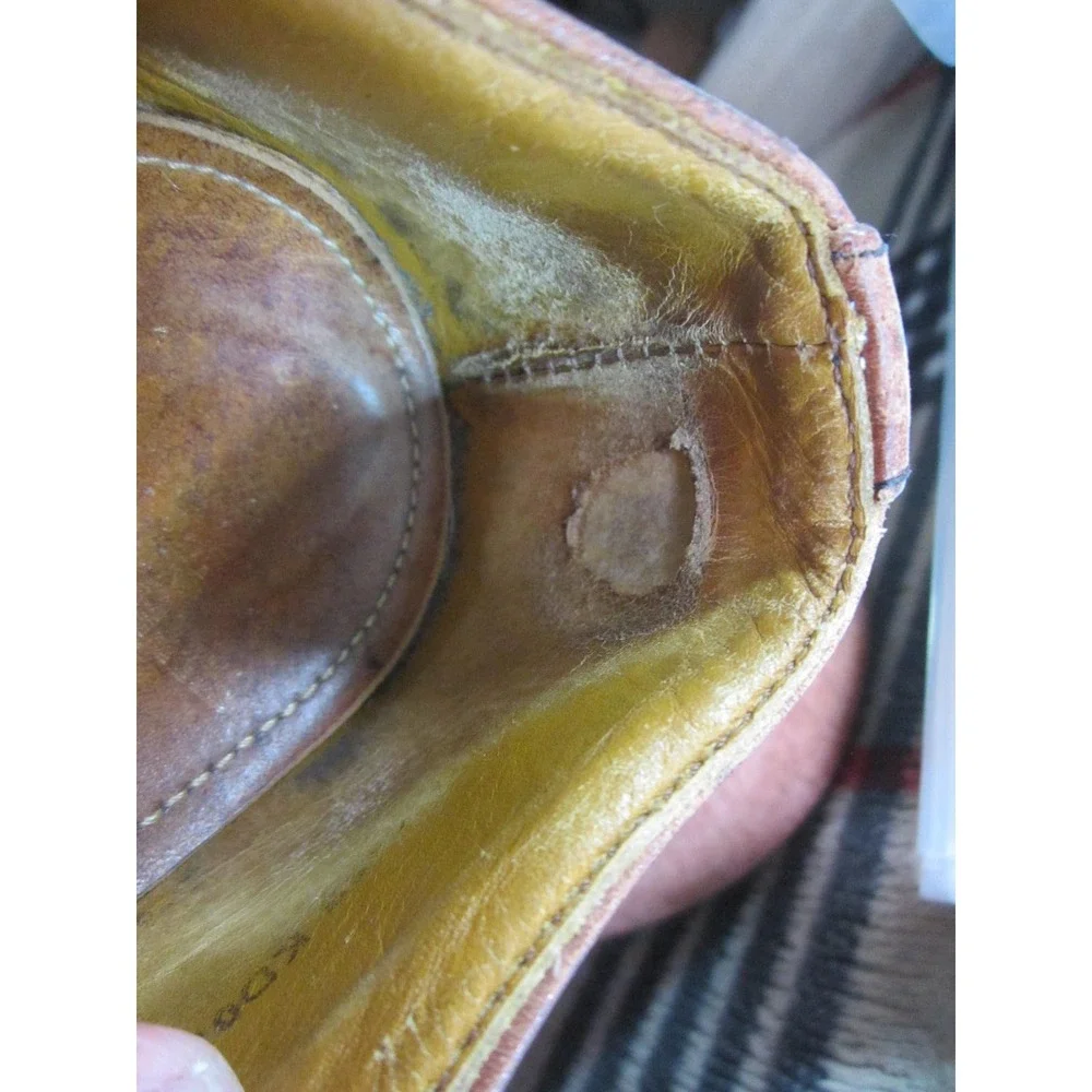 Vtg Dr Martins Monk Strap Shoe Mens Size 8 Brown Made In England Leather